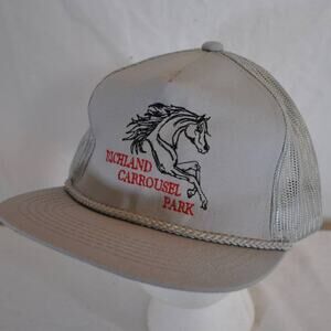 VTG Richland Carrousel Park Trucker Style Baseball Hat/Cap